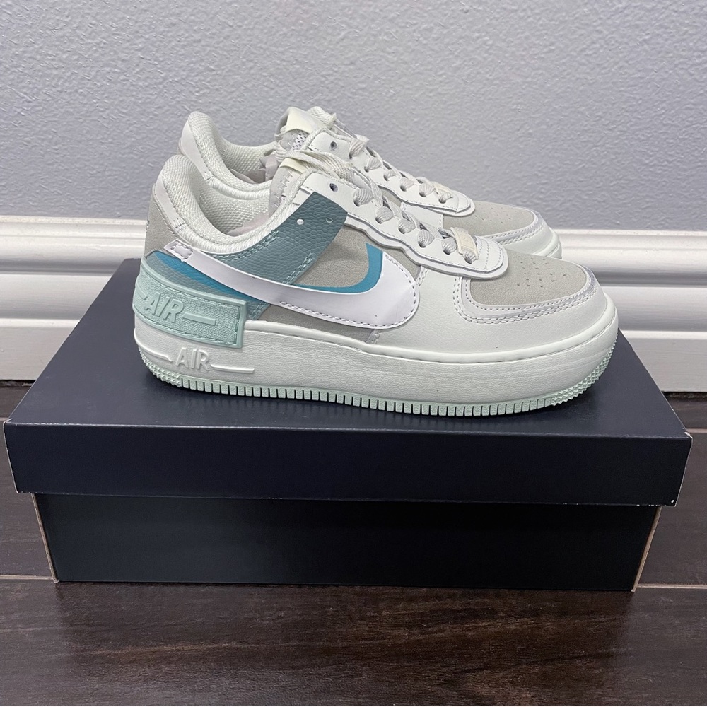 Nike Teal Green Airforce 1 Shadow